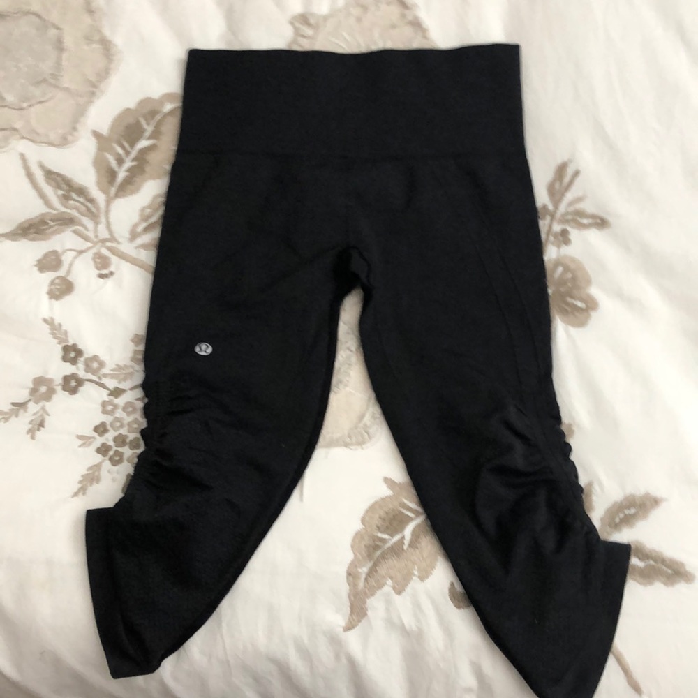 Lululemon leggings. Charcoal color